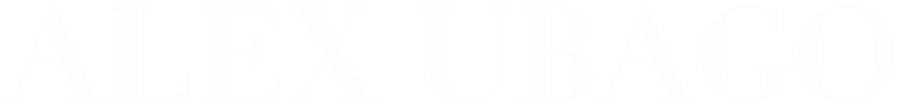 Alex Ubago Shop Logo blanco